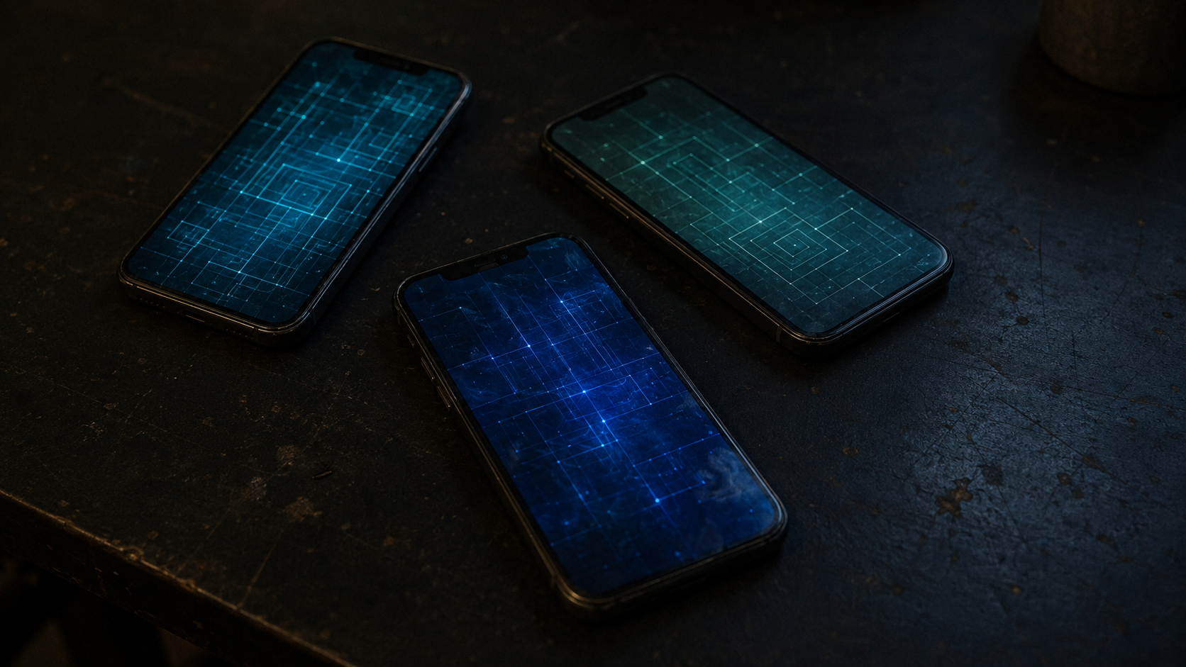 Comparativa abstracta de interfaces de distintos smartphones