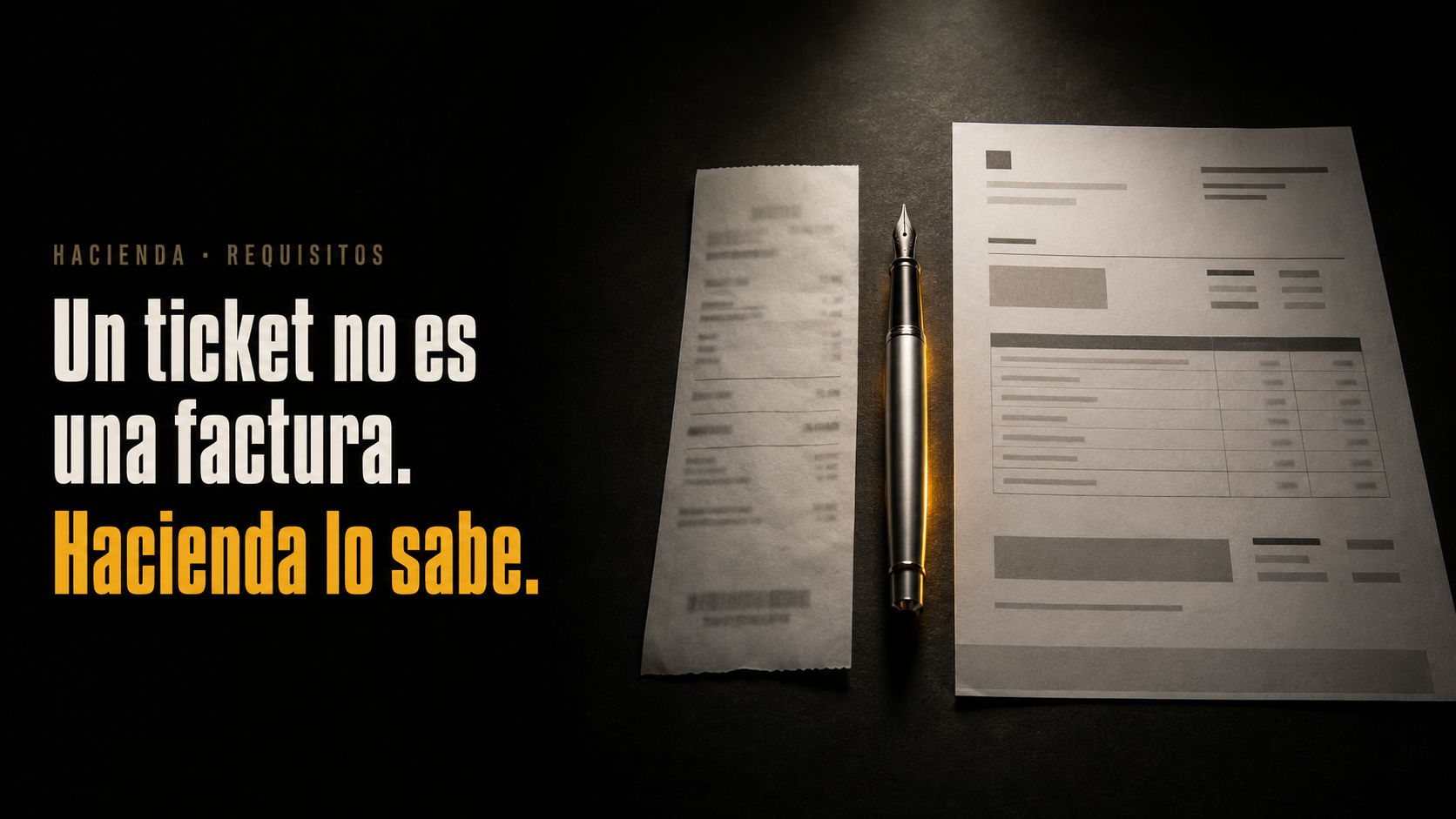 Ticket vs Factura Simplificada: Requisitos de Hacienda